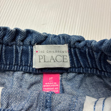Load image into Gallery viewer, Girls The Children's Place, blue denim shorts, elasticated, EUC, size 2,  