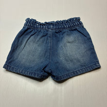 Load image into Gallery viewer, Girls The Children's Place, blue denim shorts, elasticated, EUC, size 2,  