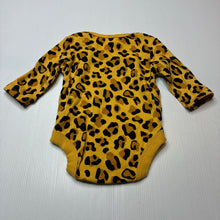 Load image into Gallery viewer, Unisex Baby Berry, animal print cotton bodysuit / romper, EUC, size 000,  