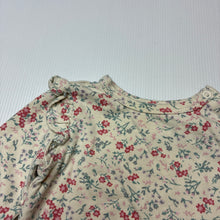 Load image into Gallery viewer, Girls Cotton On, floral stretchy bodysuit / romper, FUC, size 00,  