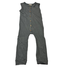 Load image into Gallery viewer, Unisex BUCK &amp; BAA, grey organic cotton overalls / romper, EUC, size 2,  