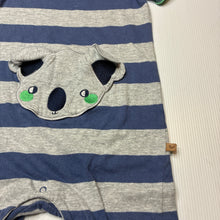 Load image into Gallery viewer, Boys Sprout, striped cotton romper, koala, wash fade, FUC, size 2,  