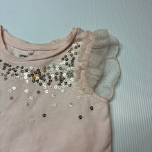 Load image into Gallery viewer, Girls Anko, pink cotton sequin &amp; tulle top, EUC, size 2,  