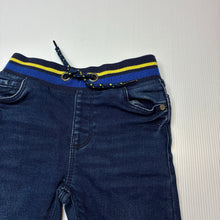 Load image into Gallery viewer, Boys St Bernard, stretch knit denim jeans, elasticated, Inside leg: 29.5cm, GUC, size 1,  