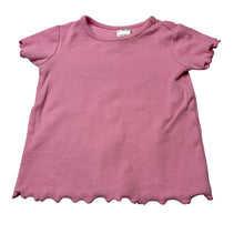 Load image into Gallery viewer, Girls Anko, pink ribbed tee / top, GUC, size 2,  