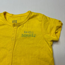 Load image into Gallery viewer, Unisex Mini Klub, yellow cotton short sleeve top, EUC, size 000,  