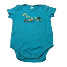 Load image into Gallery viewer, Unisex Dymples, soft cotton bodysuit / romper, EUC, size 00,  