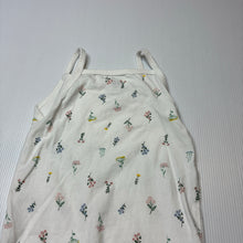 Load image into Gallery viewer, Girls H&amp;M, floral organic cotton singletsuit romper, EUC, size 1,  