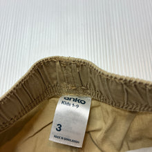 Load image into Gallery viewer, Boys Anko, lightweight cotton shorts, elasticated, GUC, size 3,  