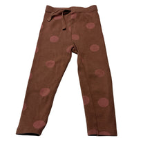 Load image into Gallery viewer, Girls Zara, brown stretchy leggings, elasticated, Inside leg: 25.5cm, GUC, size 2,  