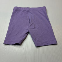 Load image into Gallery viewer, Girls Mango, purple stretchy bike shorts, unicorn, GUC, size 4,  