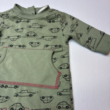 Load image into Gallery viewer, Boys Kids &amp; Co, soft feel romper, cars, EUC, size 0000,  