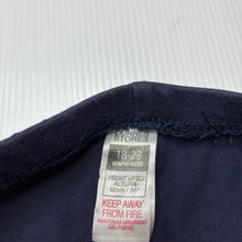 Load image into Gallery viewer, Girls DUNNES STORES, navy stretchy leggings, Inside leg: 29cm, GUC, size 2,  