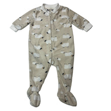 Load image into Gallery viewer, Unisex Dymples, soft fleece zip coverall / romper, EUC, size 00,  