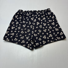 Load image into Gallery viewer, Girls Target, floral organic cotton shorts, elasticated, GUC, size 7,  
