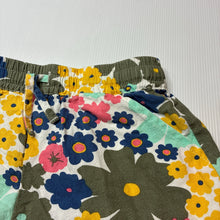 Load image into Gallery viewer, Girls Cotton On, X SAGE CLARE, colourful floral cotton shorts, elasticated, EUC, size 6,  