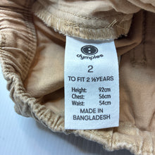 Load image into Gallery viewer, Boys Dymples, stretch cotton shorts, elasticated, GUC, size 2,  