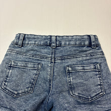 Load image into Gallery viewer, Girls 1964 Denim Co, blue stretch denim shorts, adjustable, GUC, size 3,  