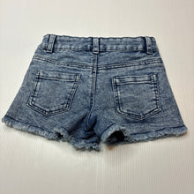 Load image into Gallery viewer, Girls 1964 Denim Co, blue stretch denim shorts, adjustable, GUC, size 3,  