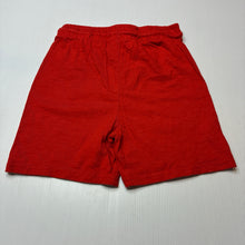 Load image into Gallery viewer, Unisex Anko, red cotton shorts, elasticated, GUC, size 7,  