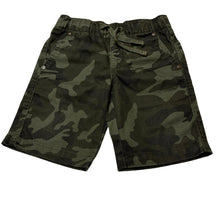 Load image into Gallery viewer, Boys Emerson, khaki camo print shorts, elasticated, GUC, size 3,  