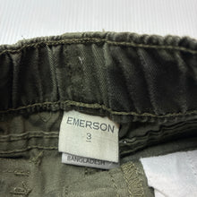 Load image into Gallery viewer, Boys Emerson, khaki camo print shorts, elasticated, GUC, size 3,  