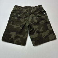 Load image into Gallery viewer, Boys Emerson, khaki camo print shorts, elasticated, GUC, size 3,  