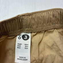 Load image into Gallery viewer, Unisex KID, lightweight cotton shorts, elasticated, GUC, size 3,  