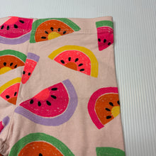 Load image into Gallery viewer, Girls Primark, stretchy bike shorts, watermelon, EUC, size 3-4,  