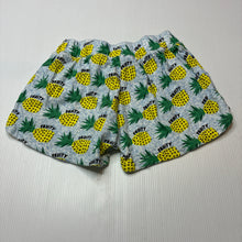 Load image into Gallery viewer, Girls Zara, cotton shorts, elasticated, pineapples, EUC, size 5,  