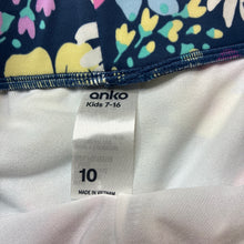 Load image into Gallery viewer, Girls Anko, floral swim shorts, elasticated, EUC, size 10,  