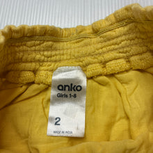 Load image into Gallery viewer, Girls Anko, lined lightweight cotton skirt, elasticated, GUC, size 2,  
