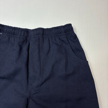Load image into Gallery viewer, Boys OZ FASHIONS, navy school shorts, elasticated, EUC, size 6,  