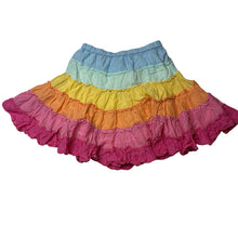 Load image into Gallery viewer, Girls Anko, lined colourful cotton skirt, elasticated, GUC, size 7,  