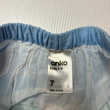 Load image into Gallery viewer, Girls Anko, lined colourful cotton skirt, elasticated, GUC, size 7,  