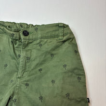 Load image into Gallery viewer, Boys Bauhaus, green stretch cotton shorts, adjustable, FUC, size 12,  