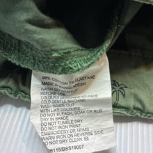 Load image into Gallery viewer, Boys Bauhaus, green stretch cotton shorts, adjustable, FUC, size 12,  