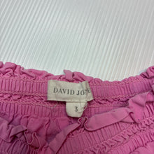 Load image into Gallery viewer, Girls David Jones, lined broderie cotton skirt, elasticated, GUC, size 3,  
