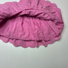 Load image into Gallery viewer, Girls David Jones, lined broderie cotton skirt, elasticated, GUC, size 3,  