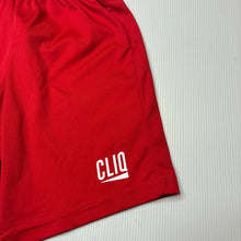 Load image into Gallery viewer, Boys CLIQ, red sports shorts, elasticated, EUC, size 6,  