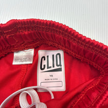 Load image into Gallery viewer, Boys CLIQ, red sports shorts, elasticated, EUC, size 6,  