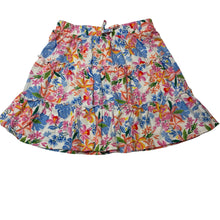 Load image into Gallery viewer, Girls Piping Hot, colourful cotton skirt, elasticated, EUC, size 7,  
