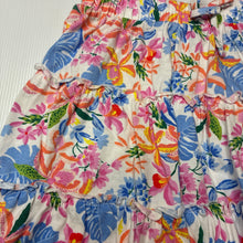 Load image into Gallery viewer, Girls Piping Hot, colourful cotton skirt, elasticated, EUC, size 7,  