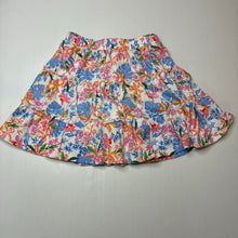 Load image into Gallery viewer, Girls Piping Hot, colourful cotton skirt, elasticated, EUC, size 7,  