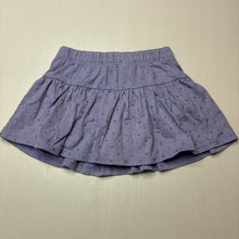 Load image into Gallery viewer, Girls purple, skirt, built-in shorts, elasticated, FUC, size 4,  