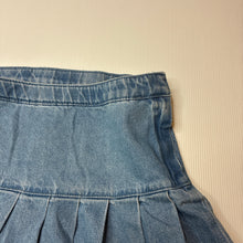 Load image into Gallery viewer, Girls Anko, blue denim skirt, adjustable, L: 34cm, EUC, size 10,  