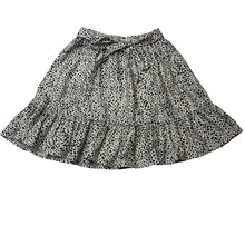 Load image into Gallery viewer, Girls SHEIN, black &amp; white lightweight skirt, elasticated, GUC, size 9,  