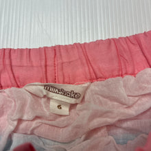 Load image into Gallery viewer, Girls Milkshake, lined colourful lightweight cotton skirt, elasticated, L: 42cm, GUC, size 6,  