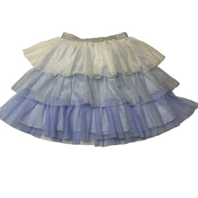 Load image into Gallery viewer, Girls Disney, Frozen cotton lined tulle skirt, elasticated, EUC, size 7,  