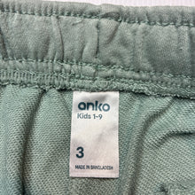 Load image into Gallery viewer, Boys Anko, soft feel casual shorts, elasticated, GUC, size 3,  